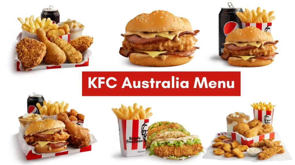 KFC Australia Menu