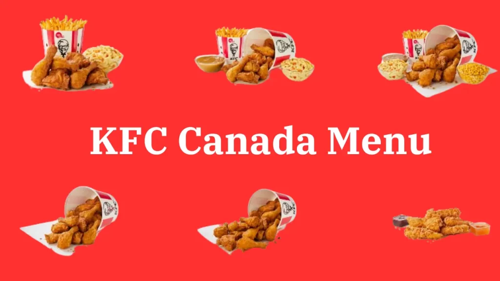 KFC Canada Menu