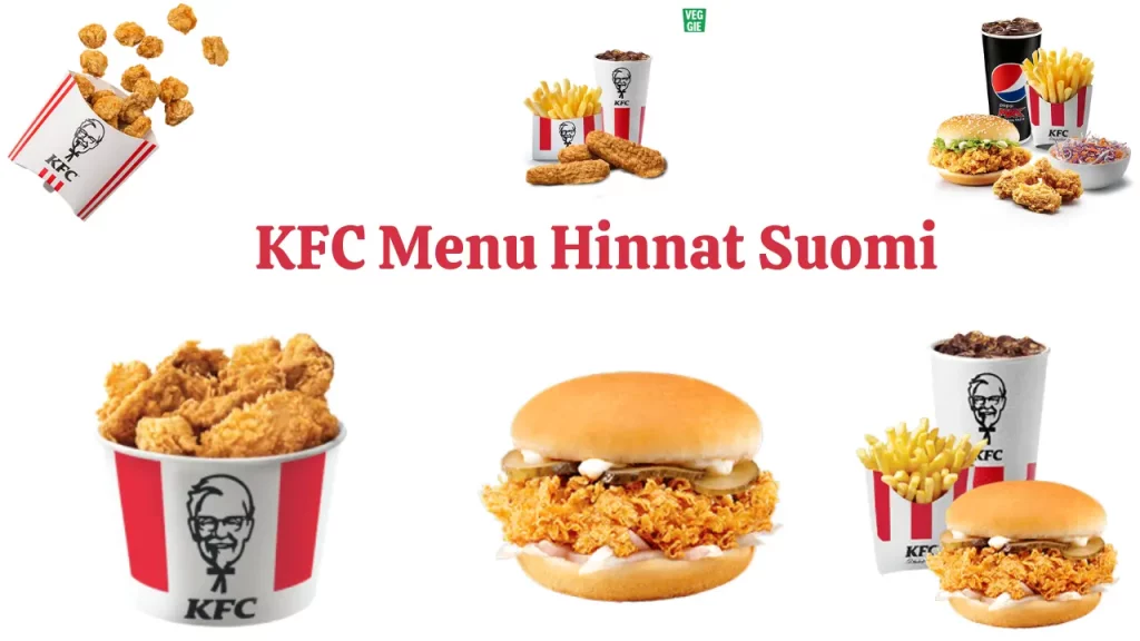 KFC Menu Hinnat Suomi