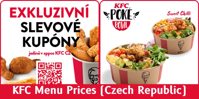 KFC Menu Prices (Czech Republic)