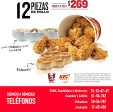 Precios de KFC 12 Piezas