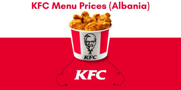 KFC Menu Prices (Albania)