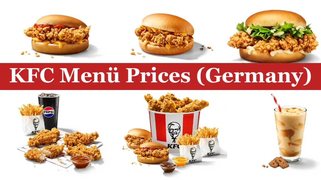 KFC Menü Prices (Germany)