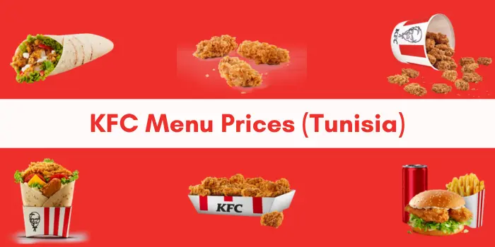 KFC Menu Prices (Tunisia)